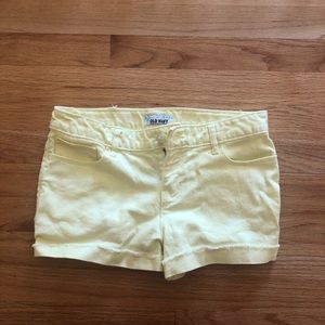 Old Navy Yellow Shorts